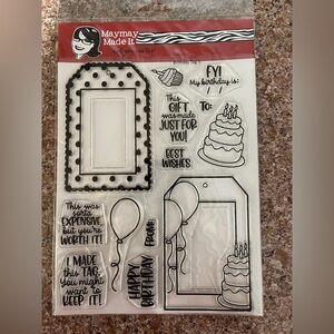 Birthday Tag Clear Stamps Set